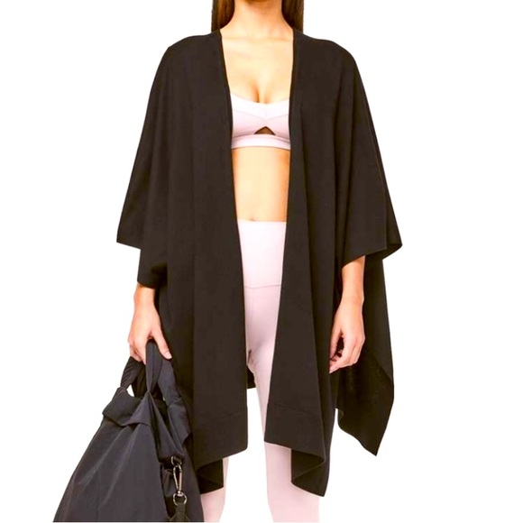 lululemon athletica Other - Lululemon one size FREE TO COAST wrap black shawl